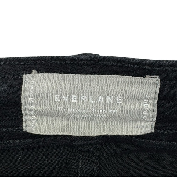 EVERLANE The Way High Skinny Black Jean - Picture 4 of 9